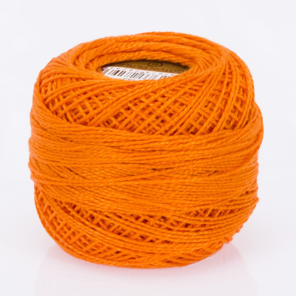 Madame Tricote Paris Koton Perle No:8 Embroidery Thread, Dark Orange - 143