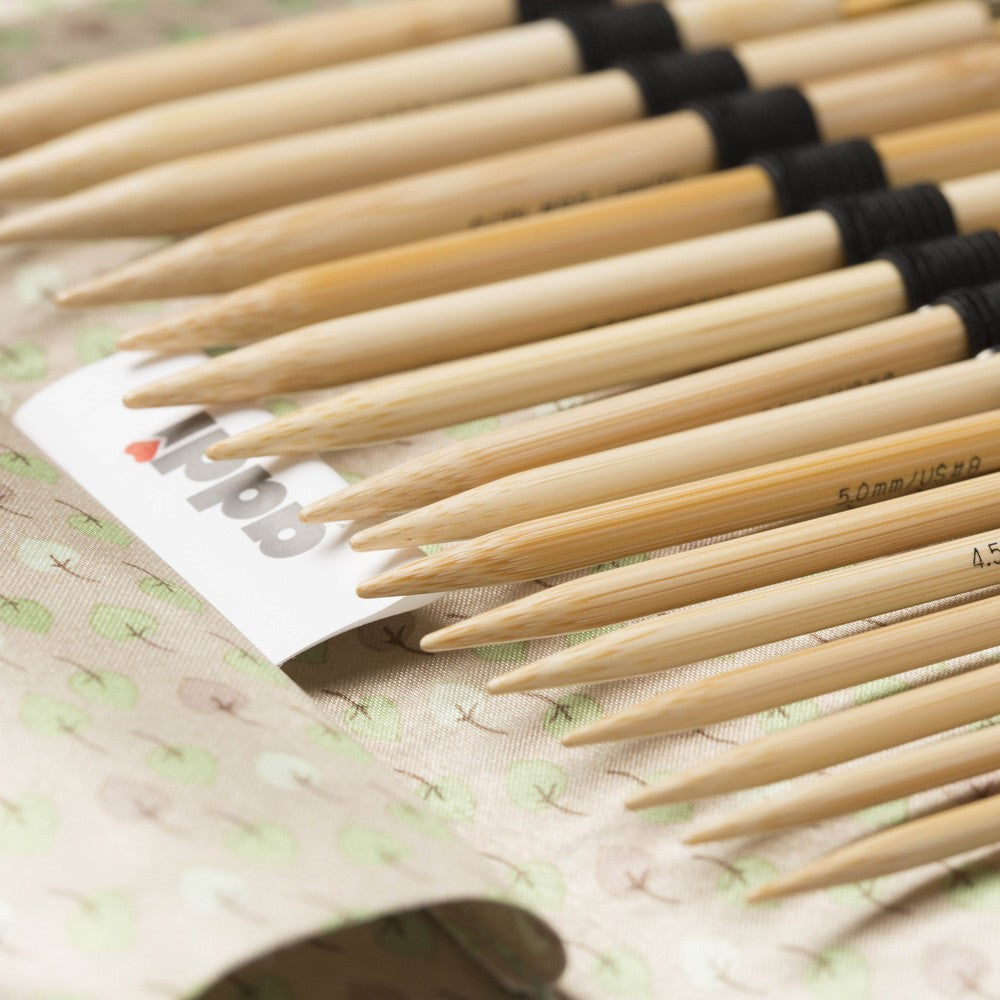 Addi Click Bamboo Interchangable Circular Knitting Needles Set - 550-2