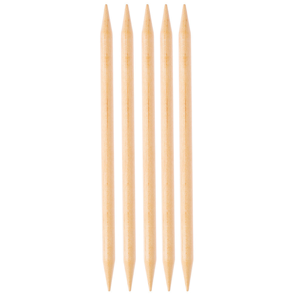 KnitPro Basix Birch 10mm 20cm Double Pointed Needles - 35126