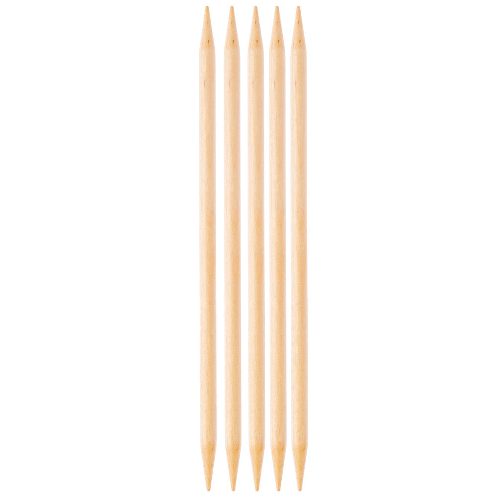 KnitPro Basix Birch 7mm 20cm Double Pointed Needles - 35123