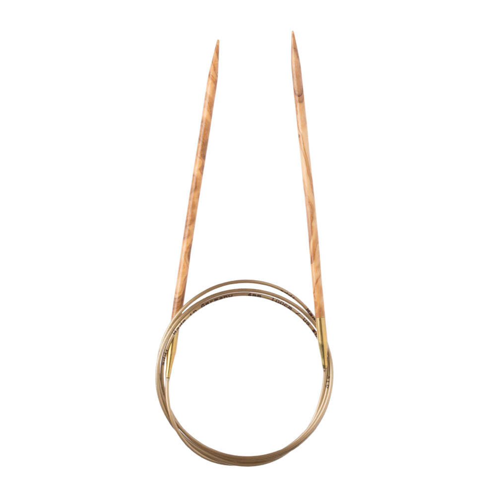 Addi Olive Wood 3.5mm 80cm Circular Knitting Needles - 575-7