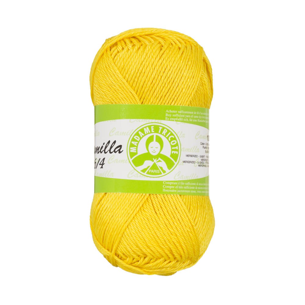 Madame Tricote Paris Camilla 50gr Knitting Yarn, Yellow - 5530