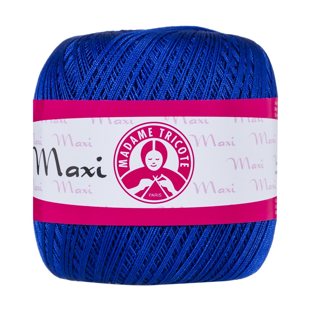 Madame Tricote Paris Maxi Lace Thread, Indigo Blue - 6335
