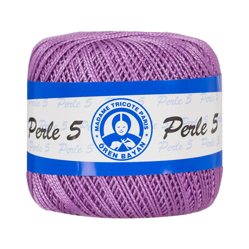 Madame Tricote Paris Perle No: 5 Lace Thread, Purple - 06309