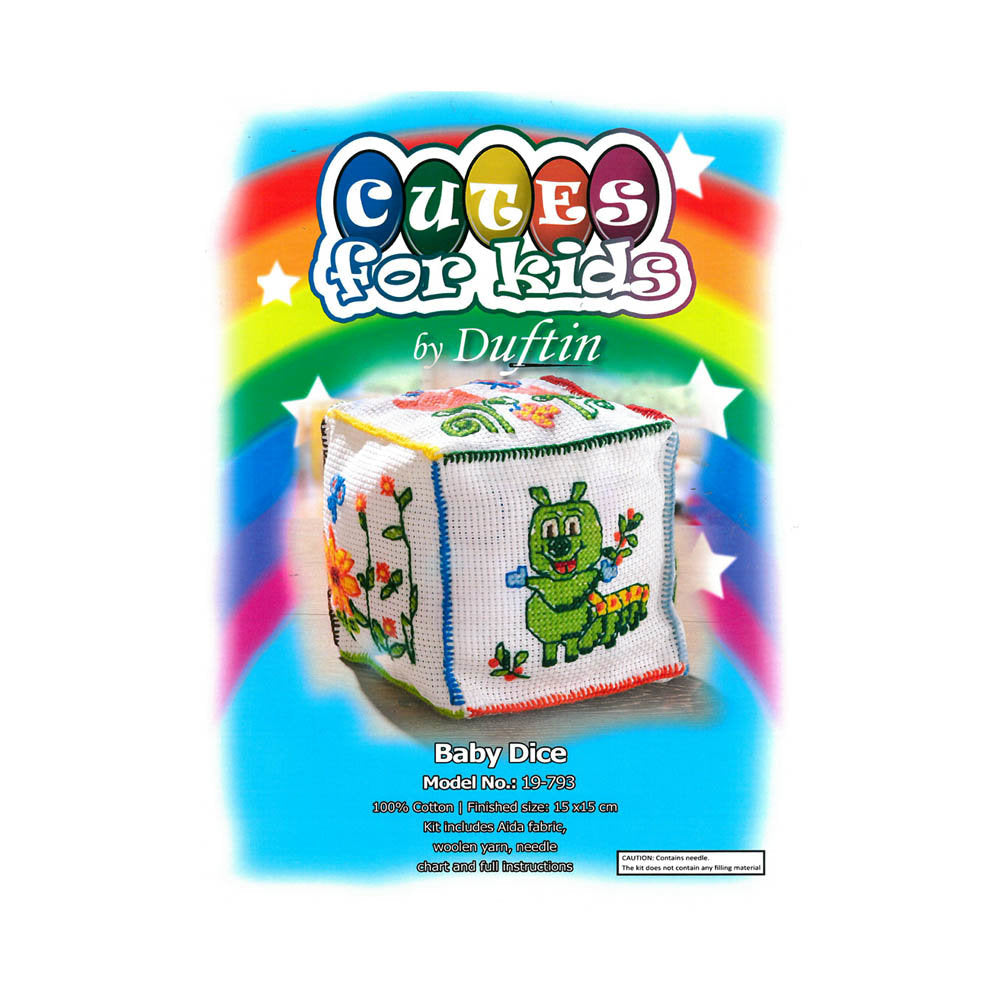 Duftin 15 cm Cube Toy Cross Stitch Kit - 19793