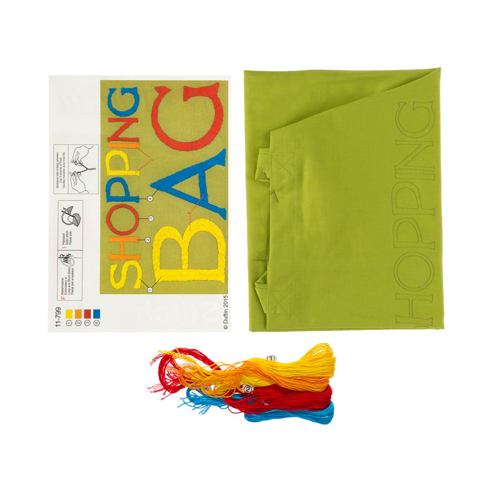 Duftin 38x42 cm Green Bag Cross Stitch Kit - 11799- hu0750