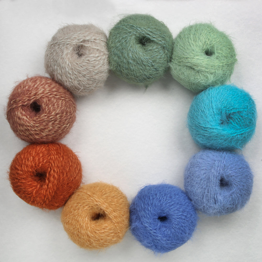 Gazzal Teddy Hand Knitting Yarn, Turquoise - 6557