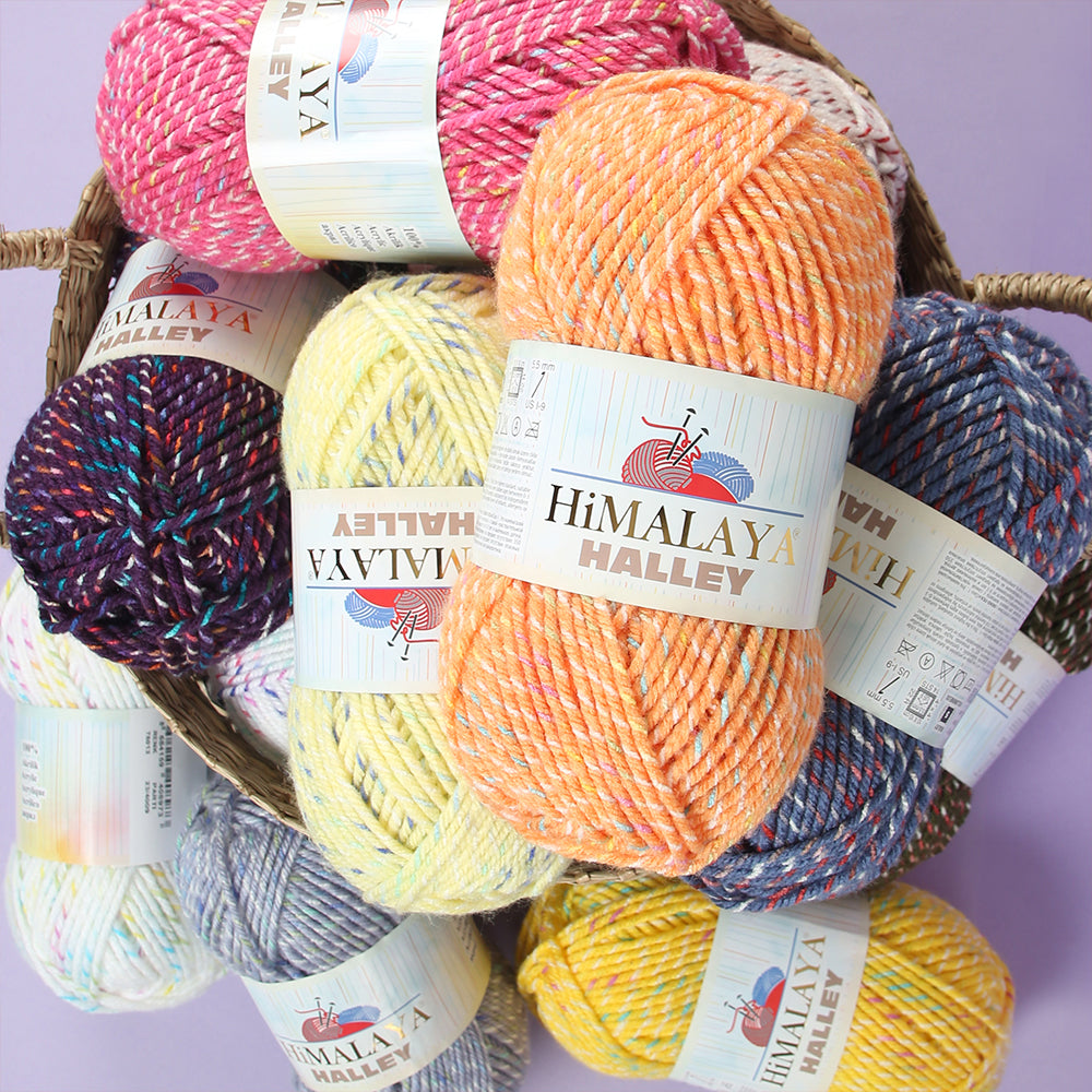 Himalaya Halley Hand Knitting Yarn, White - 78015