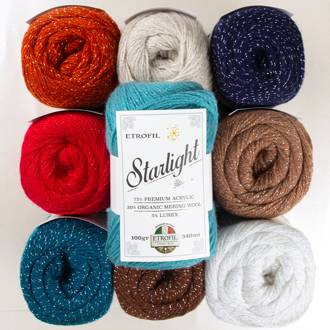 Etrofil Starlight Hand Knitting Yarn , Green - 74065