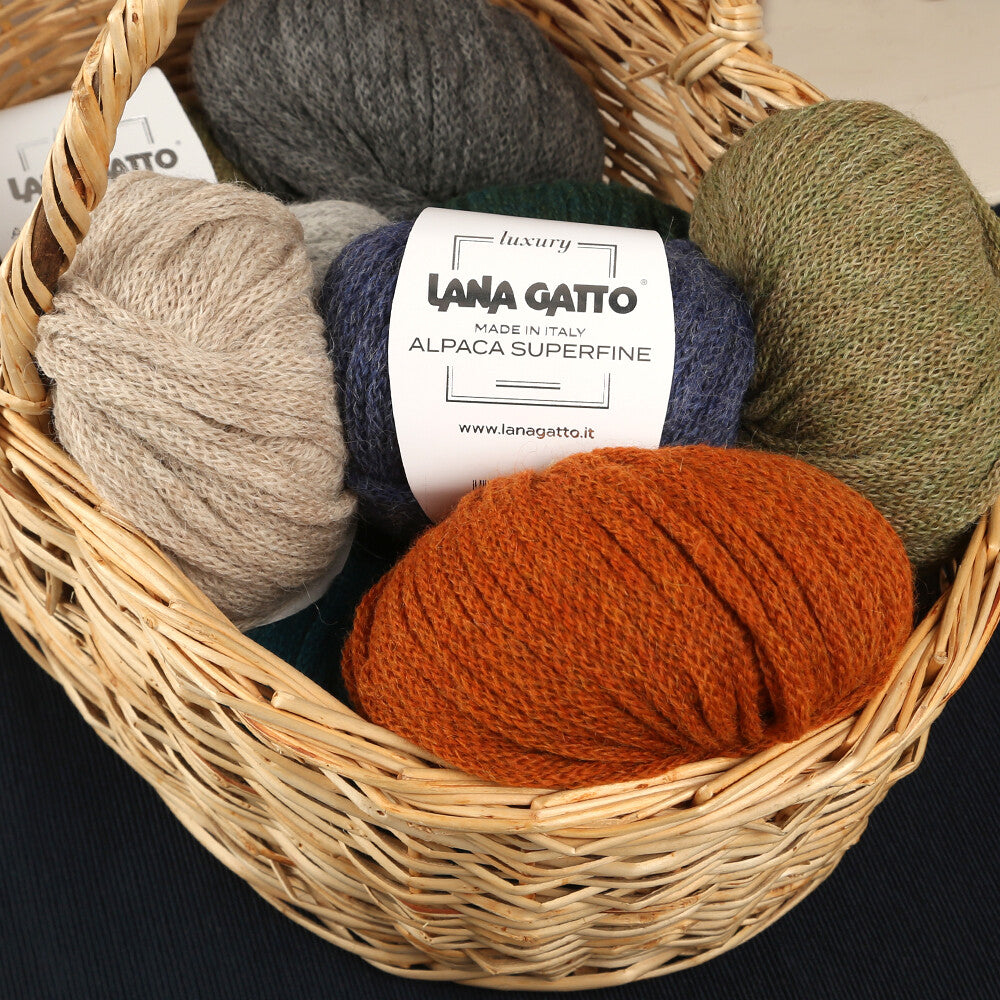 Lana Gatto Alpaca Superfine, Brown - 8479