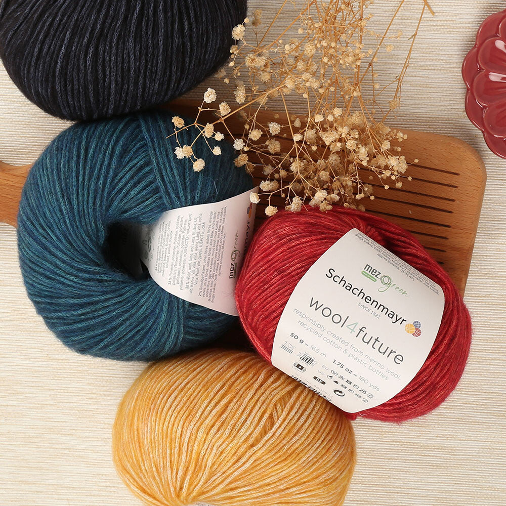 Schachenmayr wool4future Yarn, Red - 9807594-00032