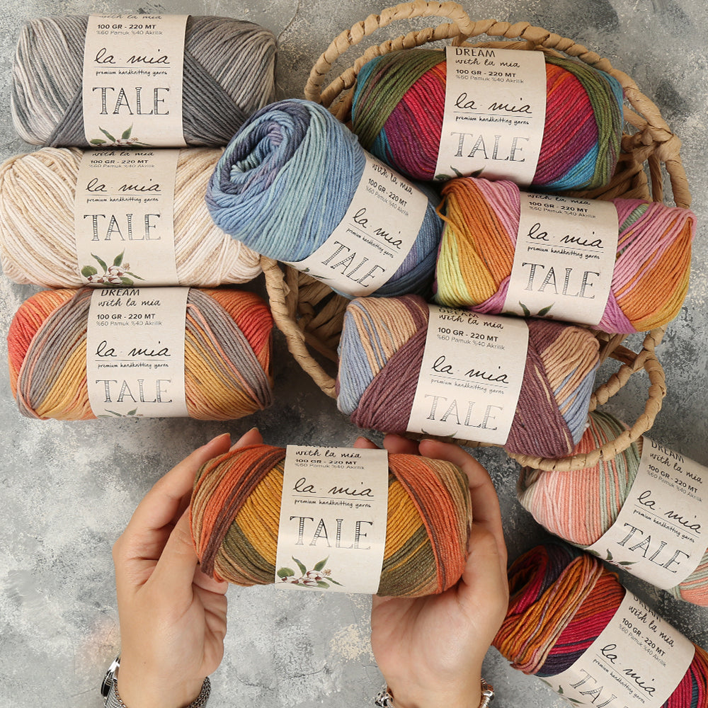 La Mia Tale Hand Knitting Yarn Variegated - LM096