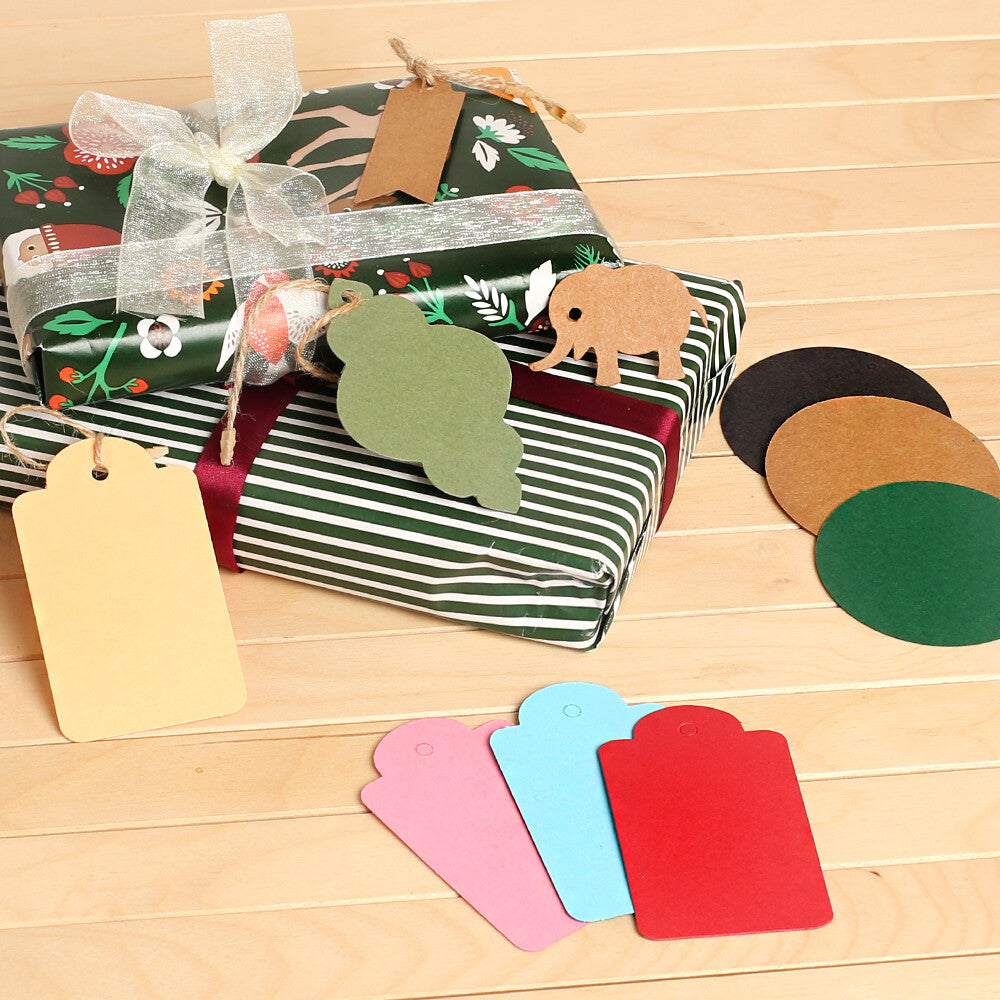Loren 10 pcs Tag and Clip-On Tag Thread, Green