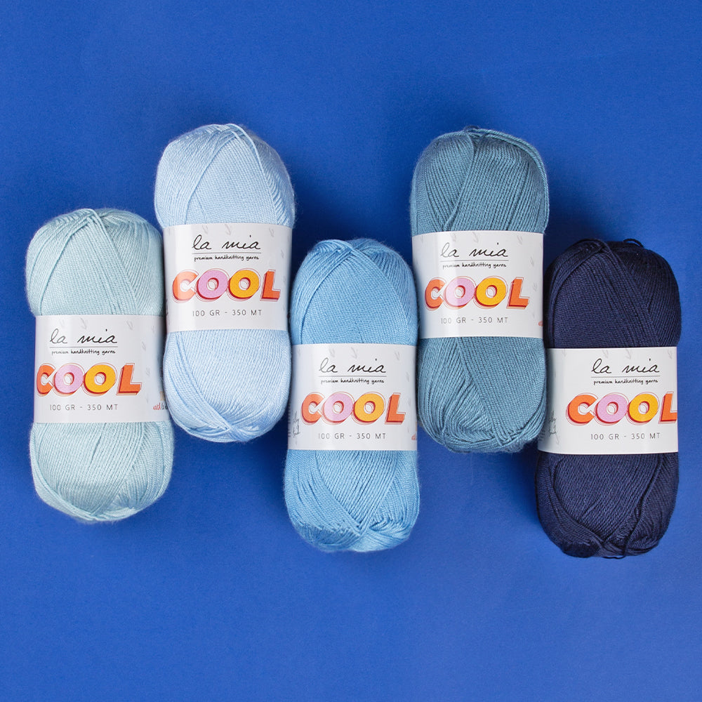 La Mia Cool Hand Knitting Yarn ,Plum L029