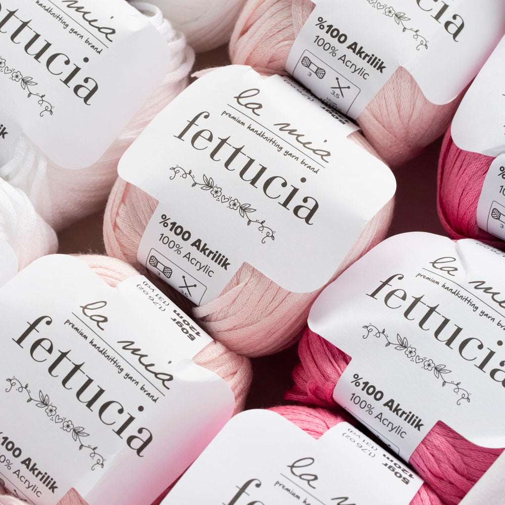 La Mia Fettucia Yarn Gift Set, Azalea
