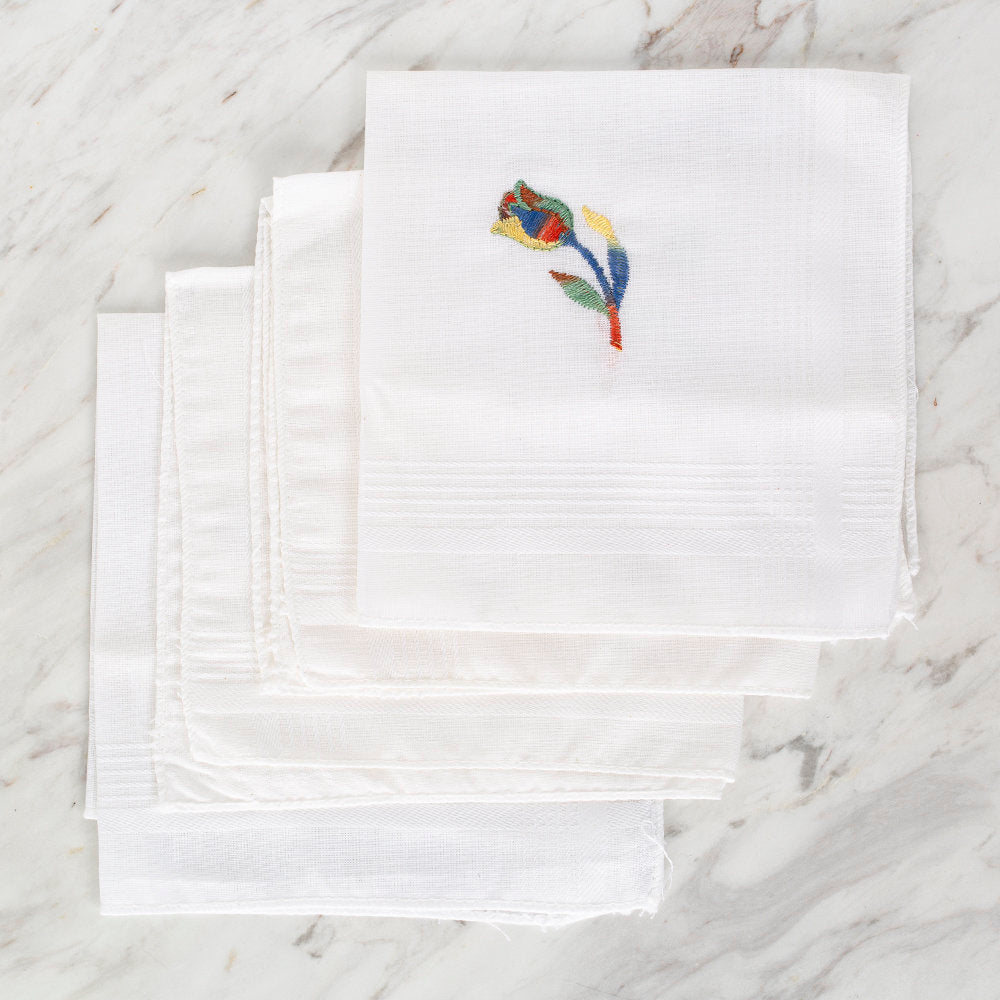 Loren Women's Embroidered Handkerchief - 22