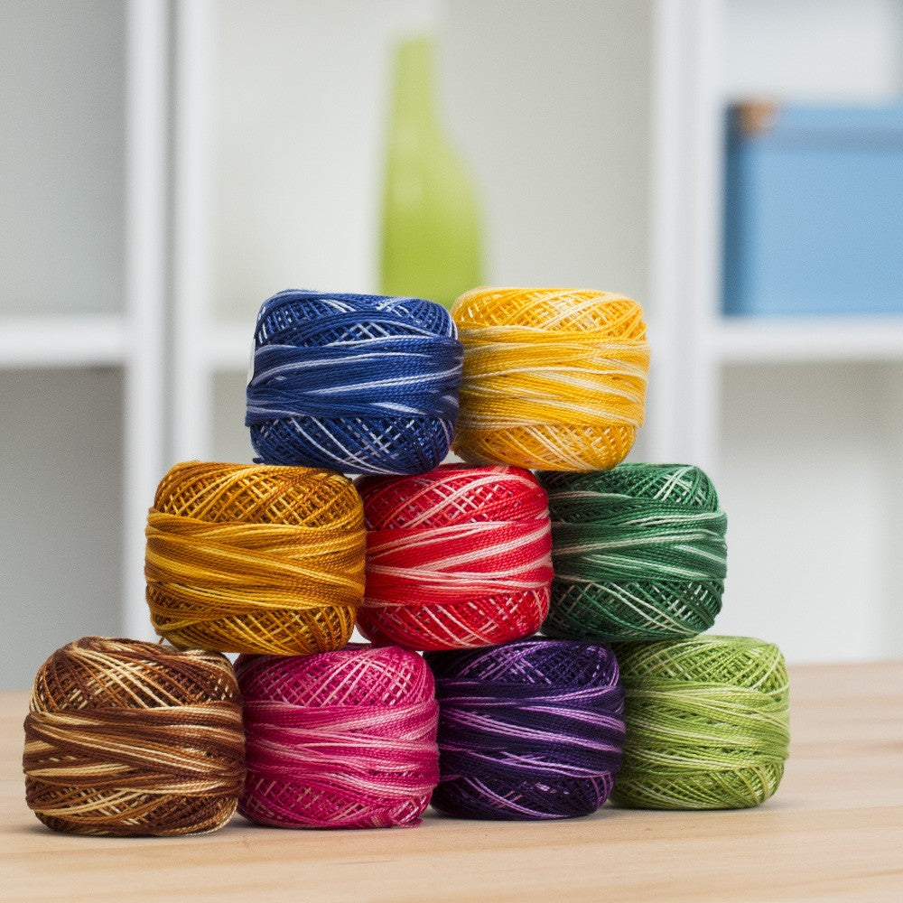 Madame Tricote Paris Koton Perle No:8 Embroidery Thread, Yellow Green - 4004