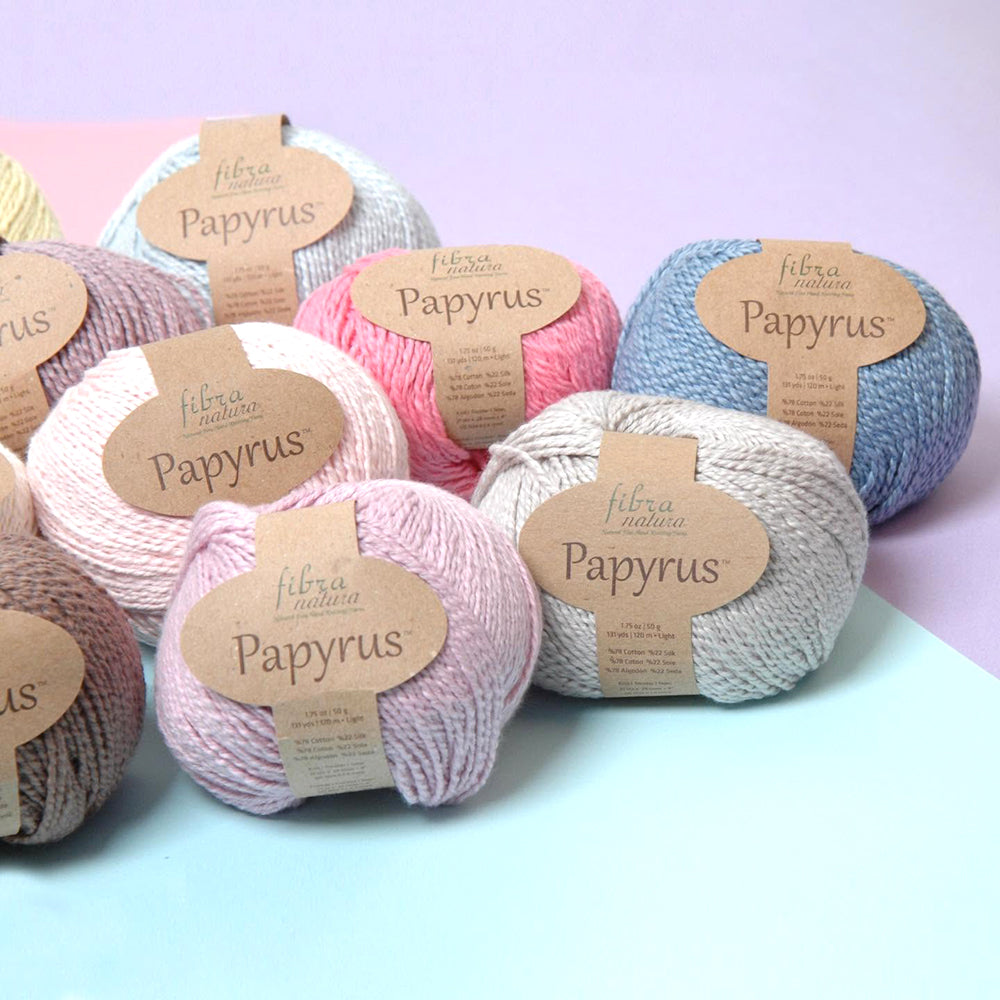Fibra Natura Papyrus Hand Knitting Yarn, Cream - 229-01