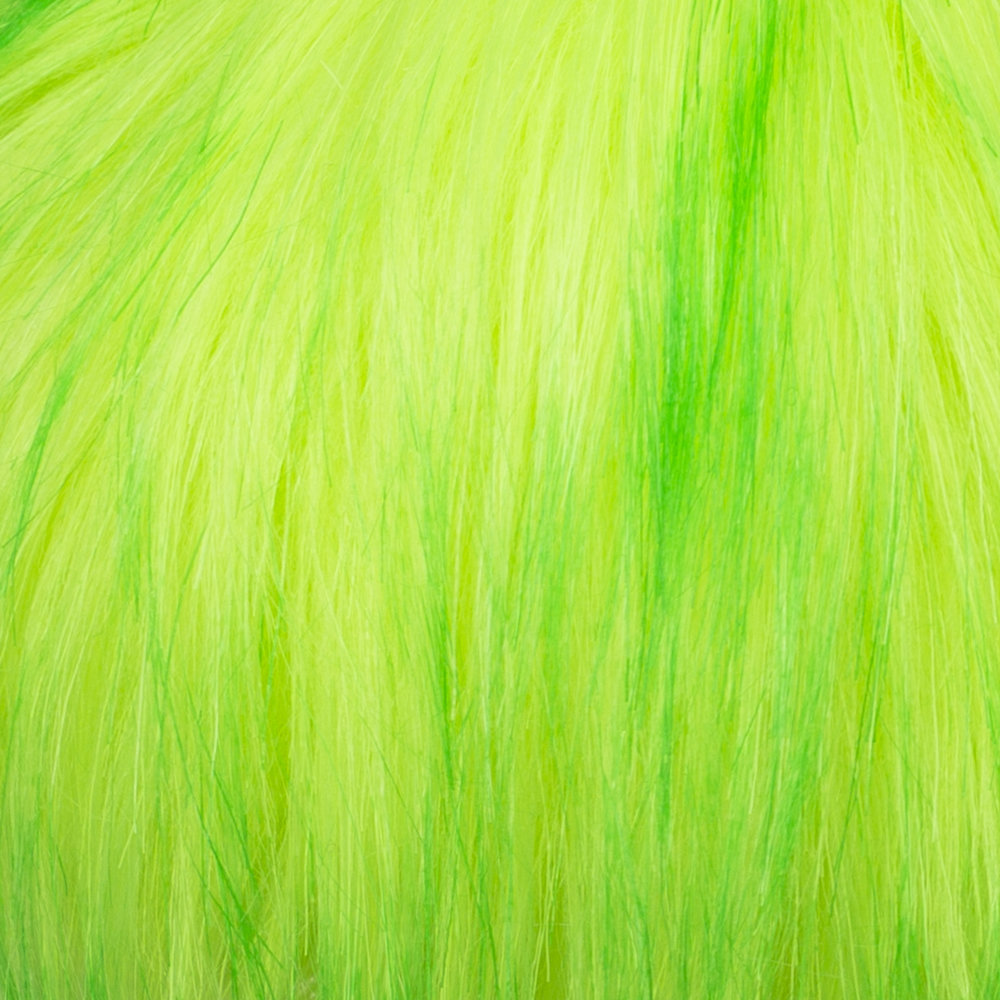 Loren Faux Fur Pom Pom, Phosphor Green