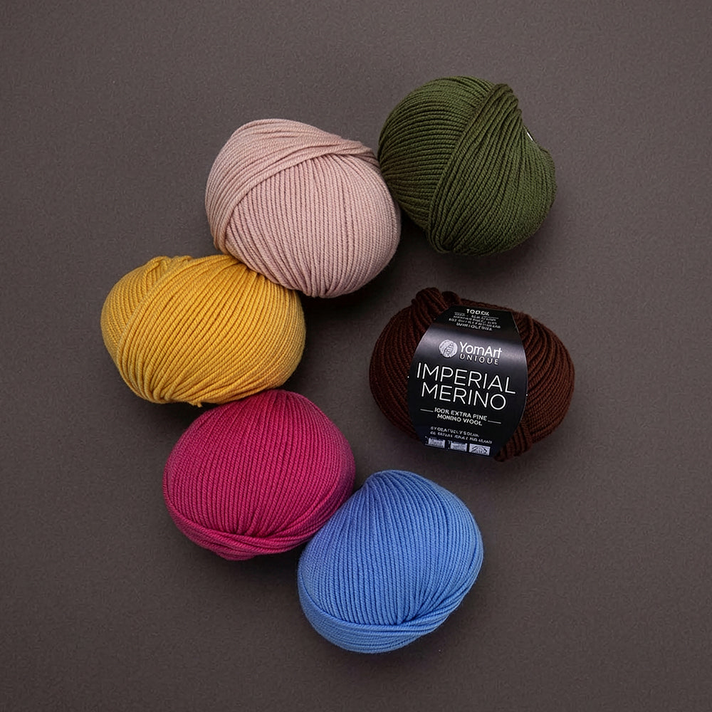 YarnArt IMPERIAL MERINO Knitting Yarn ,Green 3329